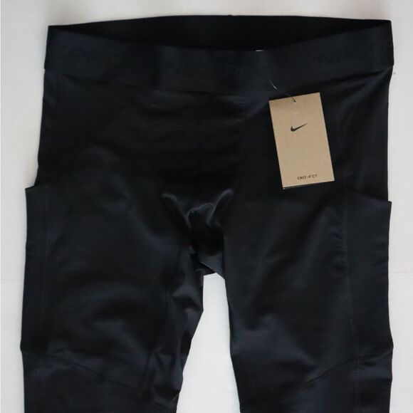 Nike Pro FB7961-010 Men’s Sz L Black Dri-FIT Warm Running Tights - Picture 2 of 15